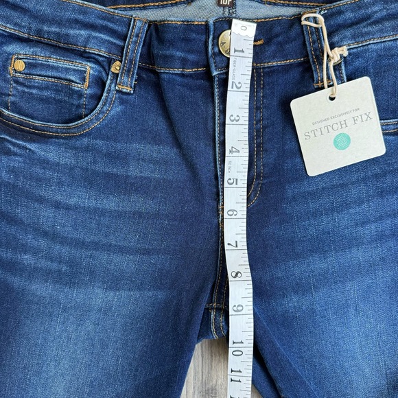 Kut From the Kloth Toothpick Skinny Jeans Women’s Size 10 Petite Dark Wash - Picture 7 of 11